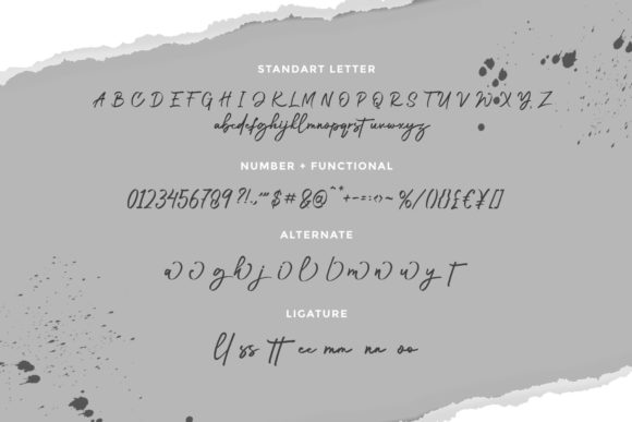 Authorsign Font Poster 12