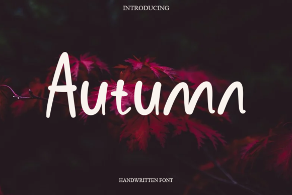 Autumn Font Poster 1