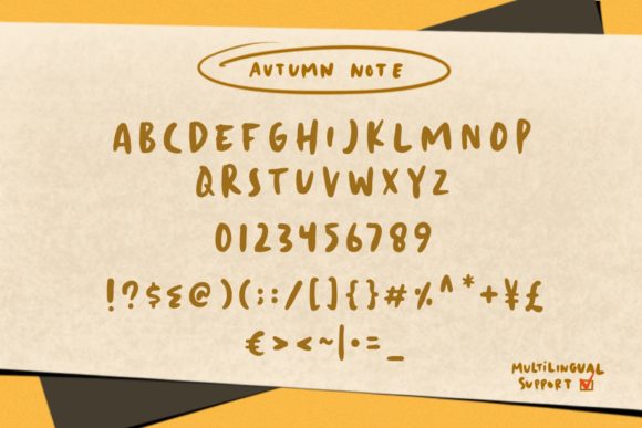 Autumn Love Font Poster 3