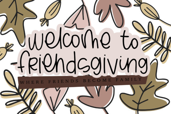 Autumn Skies Font Poster 6