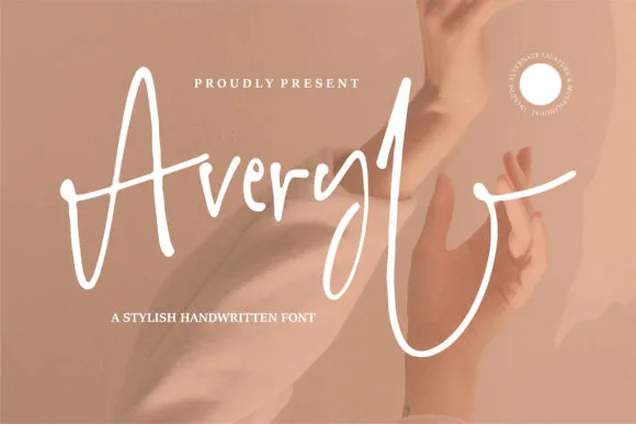 Averyl Font Averyl Font Poster 1