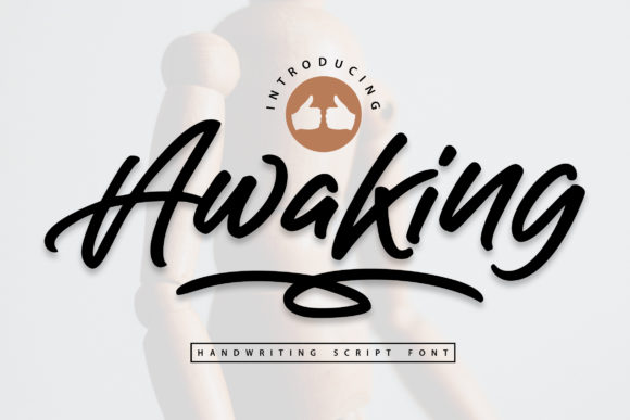 Awaking Font Poster 1