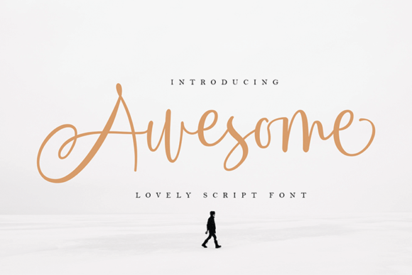 Awesome Duo Script Font Poster 1