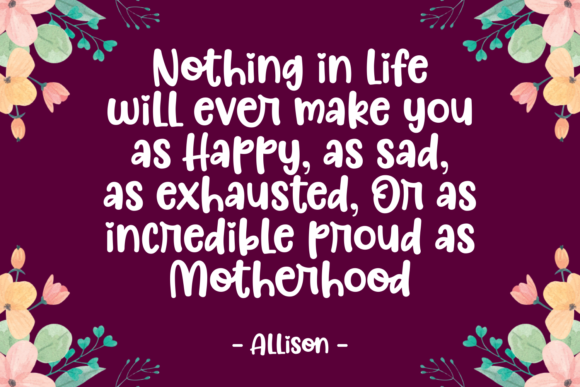 Awesome Mother Font Poster 4