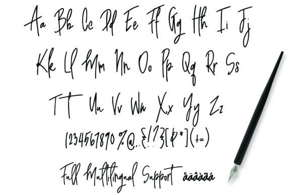 Awestruck Font Poster 4