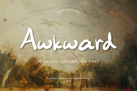 Awkward Font Poster 1