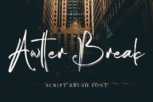 Awtter Break Font Poster 1
