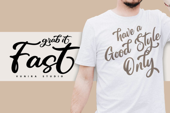 Awugh Font Poster 2