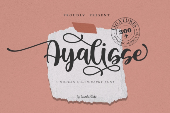 Ayalisse Font Poster 1