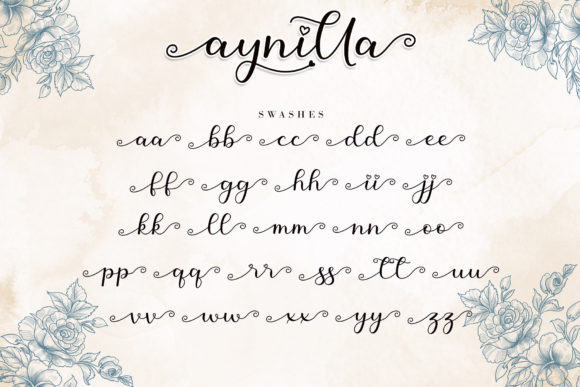 Aynilla Font Poster 10