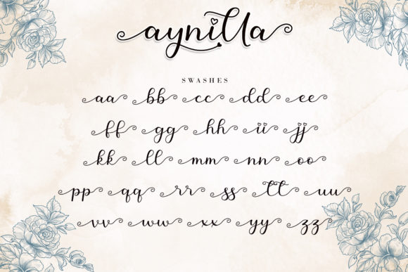 Aynilla Font Poster 10