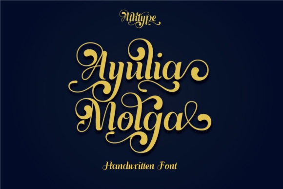 Ayulia Molga Font Poster 1