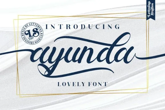 Ayunda Font Ayunda Font Poster 1