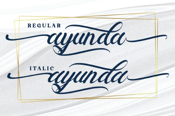 Ayunda Font Poster 15