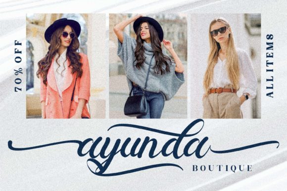 Ayunda Font Poster 9