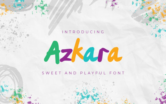 Azkara Font Poster 1