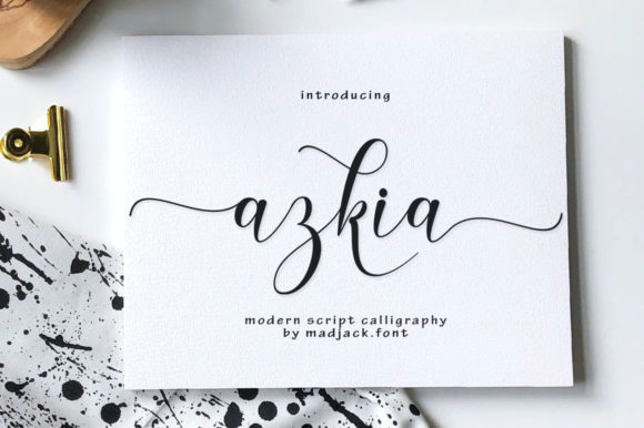 Azkia Font Poster 1