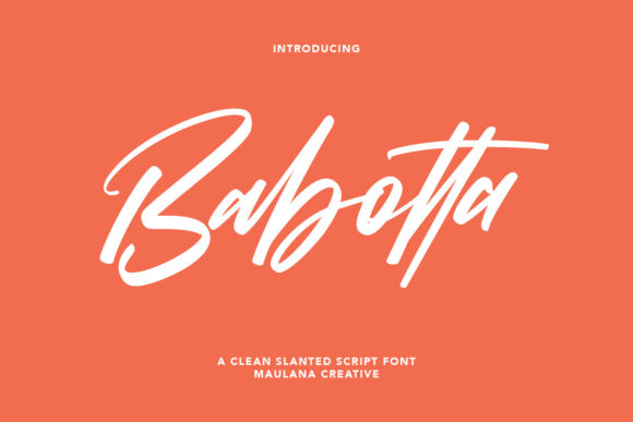 Babotta Font Poster 1