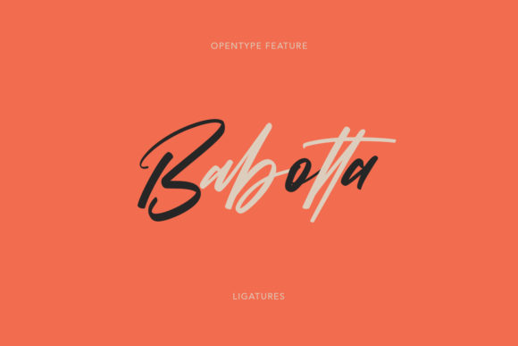 Babotta Font Poster 4