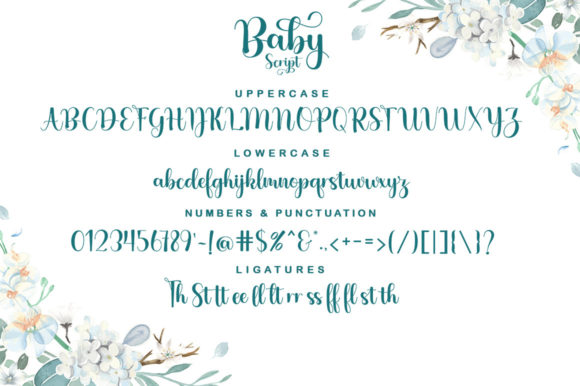 Baby Font Poster 8