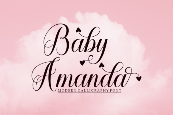 Baby Amanda Font Poster 1