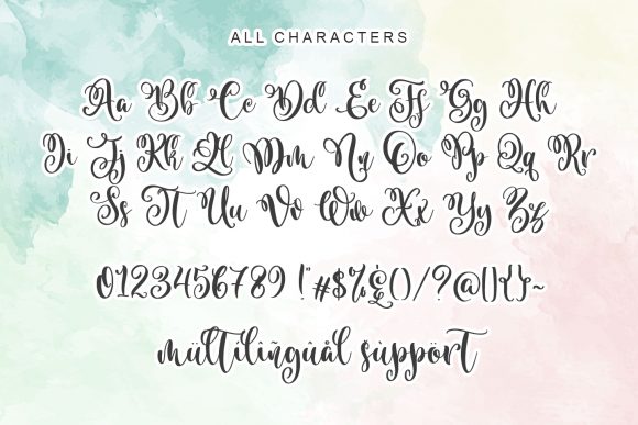 Baby Amber Font Poster 7