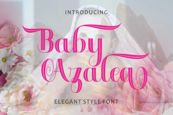 Baby Azalea Font Baby Azalea Font Poster 1