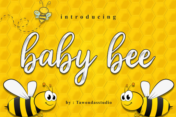 Baby Bee Font Poster 1