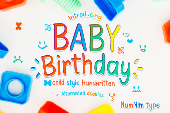 Baby Birthday Font