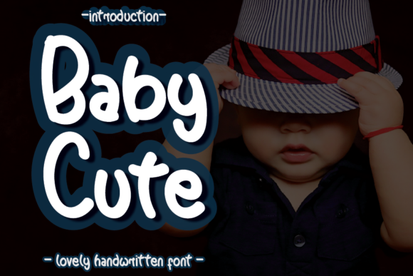 Baby Cute Font Poster 1