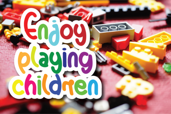 Baby Cute Font Poster 3