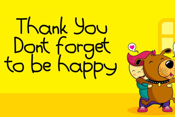 Baby Cute Font Poster 4