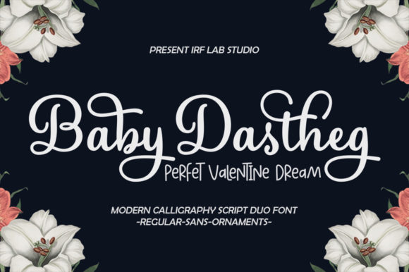 Baby Dastheg Font Poster 1