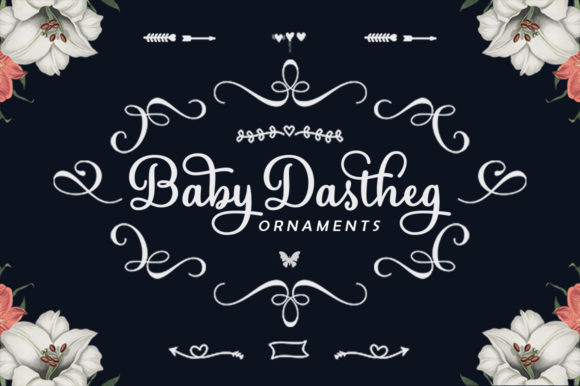 Baby Dastheg Font Poster 4