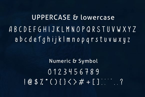 Baby Fox Font Poster 7