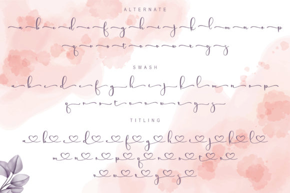 Baby Girl Font Poster 7