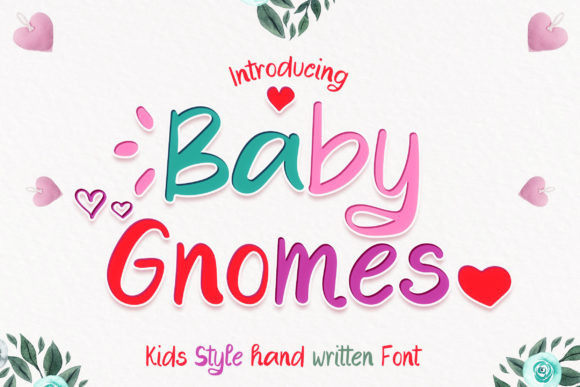 Baby Gnomes Font Poster 1