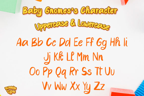 Baby Gnomes Font Poster 2