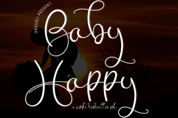 Baby Happy Font Poster 1