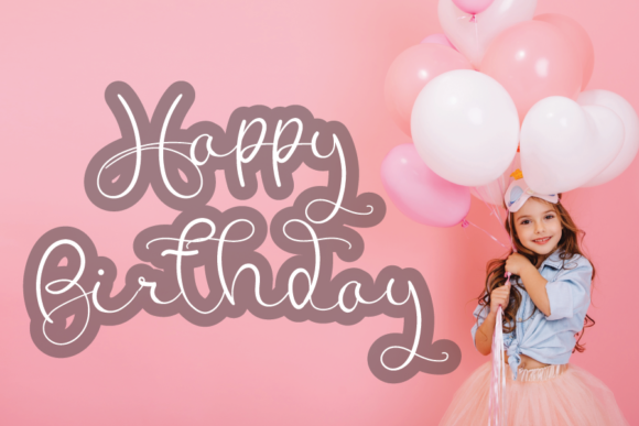 Baby Happy Font Poster 3
