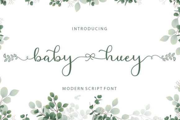 Baby Huey Font Poster 1