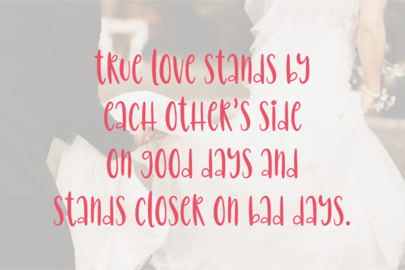Baby Just Love Font Poster 3