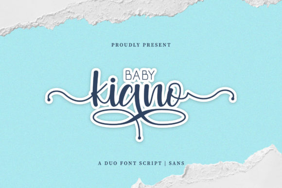 Baby Kiano Duo Font Poster 1