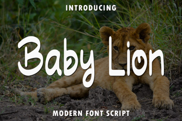 Baby Lion Font Poster 1