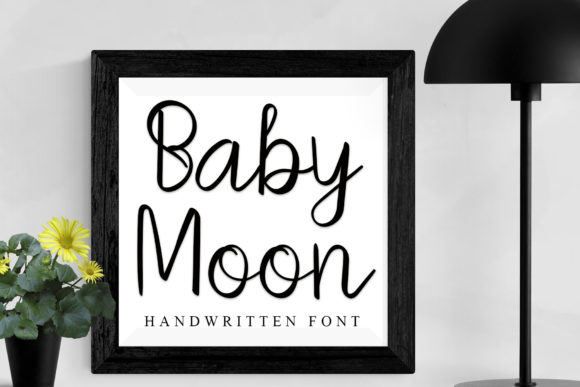 Baby Moon Font Poster 1
