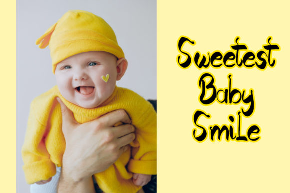Baby Rabbit Font Poster 3