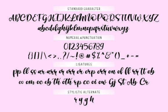 Baby Rainbow Font Poster 8
