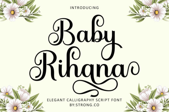 Baby Rihana Font Poster 1