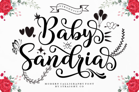 Baby Sandria Font Poster 1