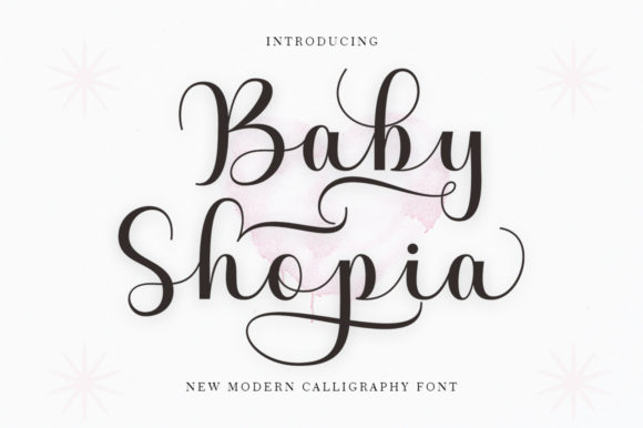 Baby Shopia Font Poster 1